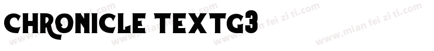 chronicle textg3字体转换
